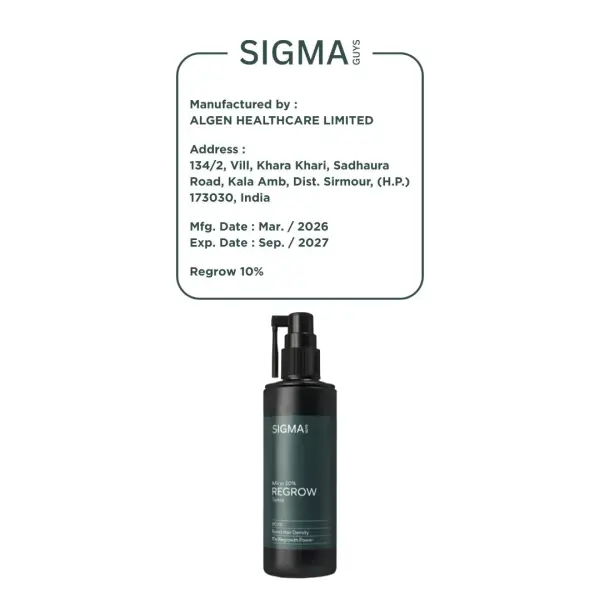 Regrow 10% – Advanced Hair Regrowth Spray for Thinning Hair